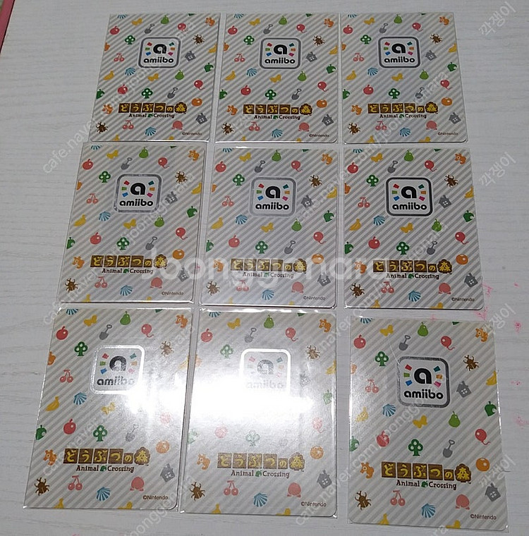 모동숲 동물의숲 amiibo 주민 카드--1