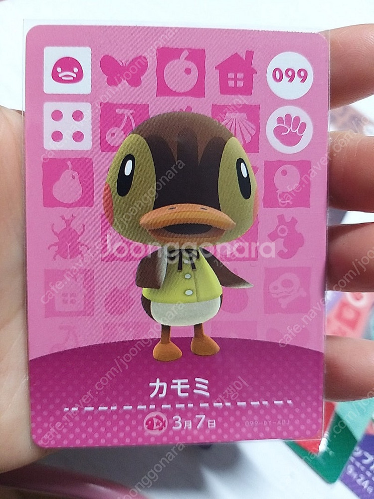 모동숲 동물의숲 amiibo 주민 카드--3