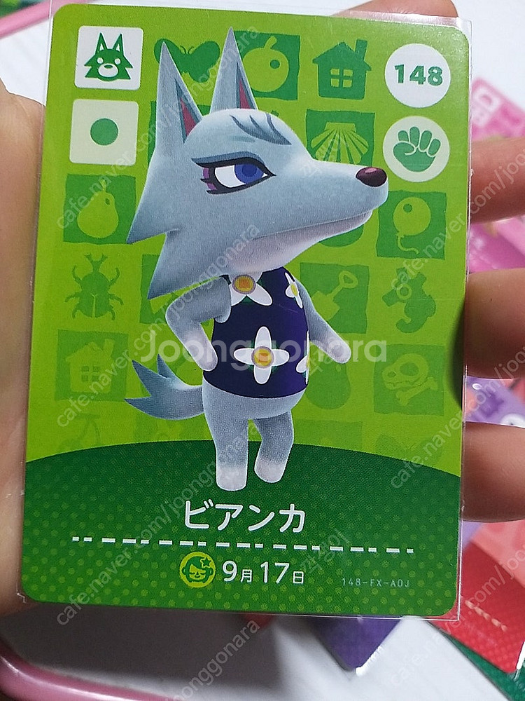 모동숲 동물의숲 amiibo 주민 카드--4