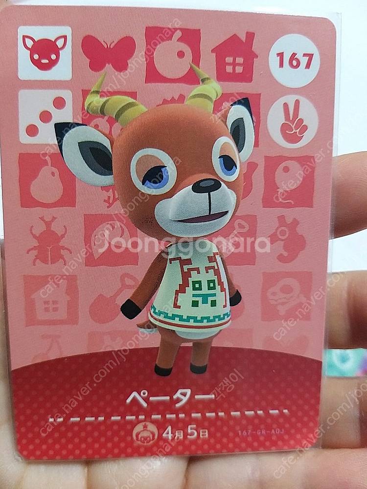 모동숲 동물의숲 amiibo 주민 카드--5