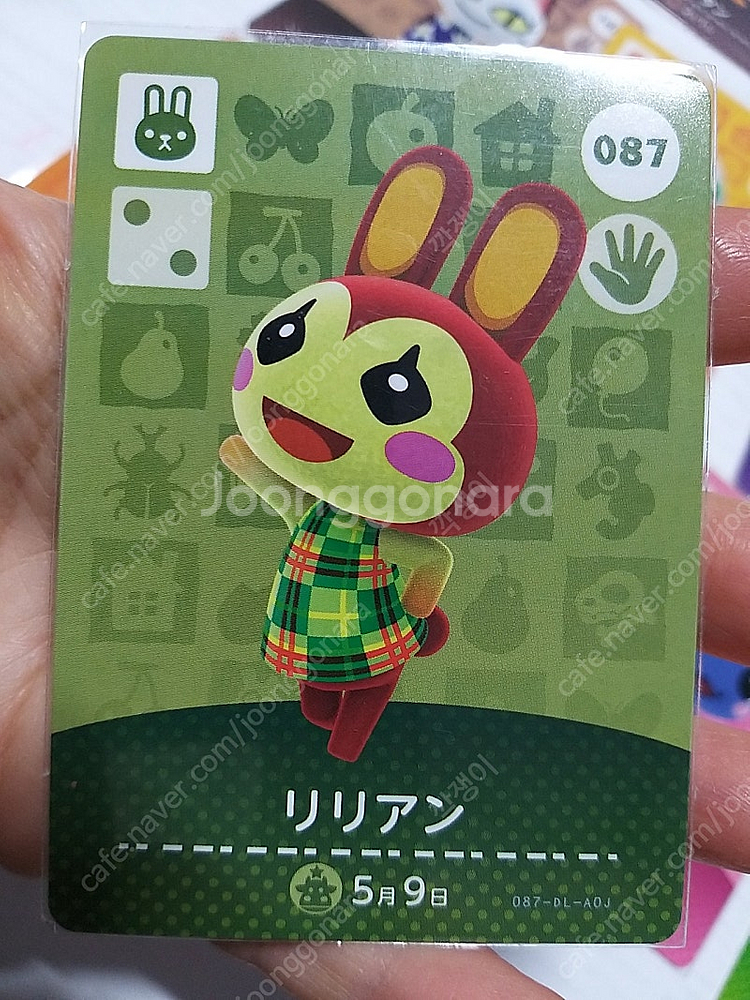 모동숲 동물의숲 amiibo 주민카드--4