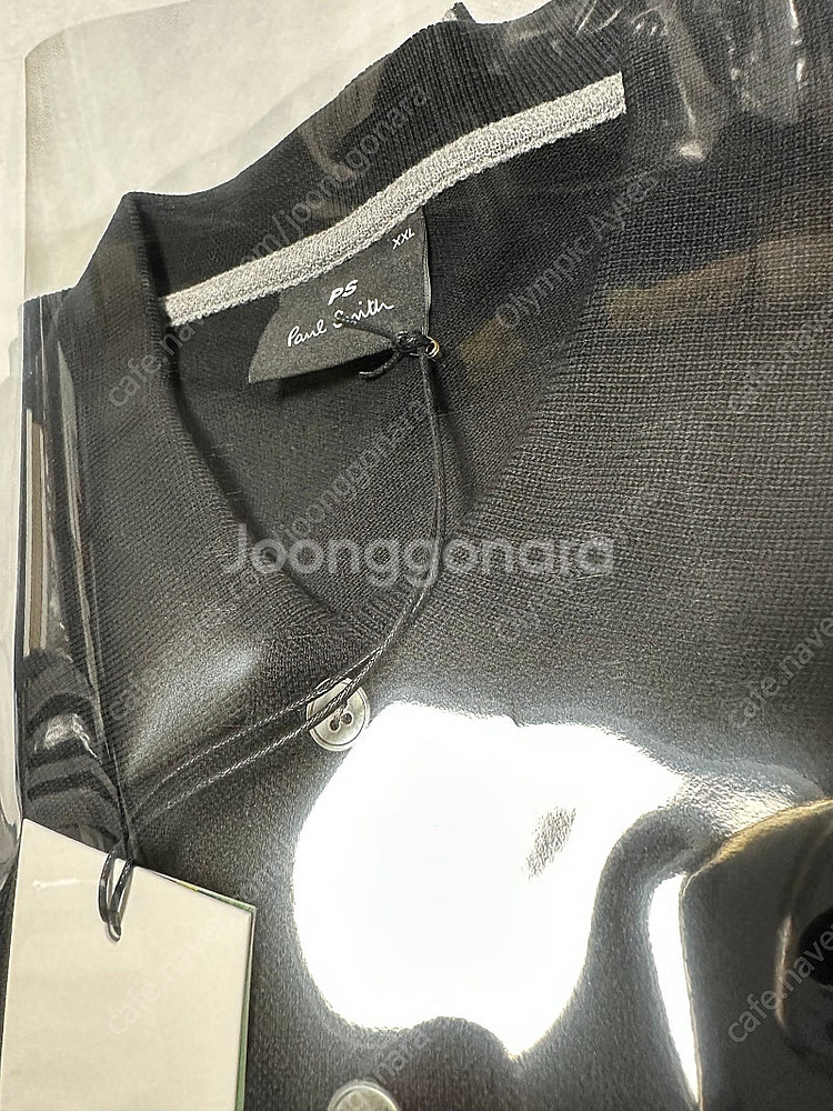 신품 - 폴스미스 정품 반팔 폴로 카라 티셔츠 블랙 X...--3