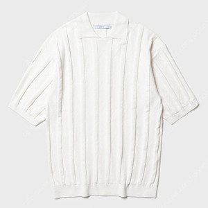 셔터 shirter 반팔니트 오프화이트색상 L 판매합니다