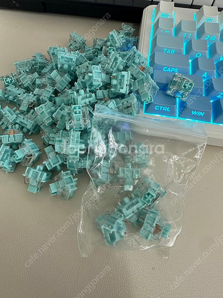 바다소금 리니어 키보드축 새제품(90ea)--0