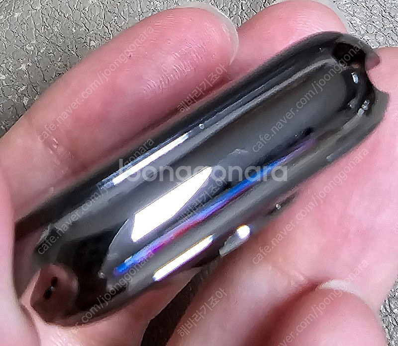 애플워치6 스테인리스 그래파이트 셀룰러 40mm + 밀...--1
