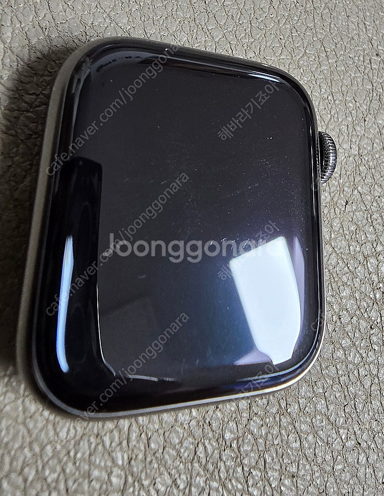 애플워치6 스테인리스 그래파이트 셀룰러 40mm + 밀...--4
