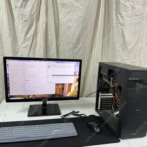 i5 3570 본체 + 삼성 24인치 모니터 + 키보드마우스 새거 5만원 [외관하자있음]
