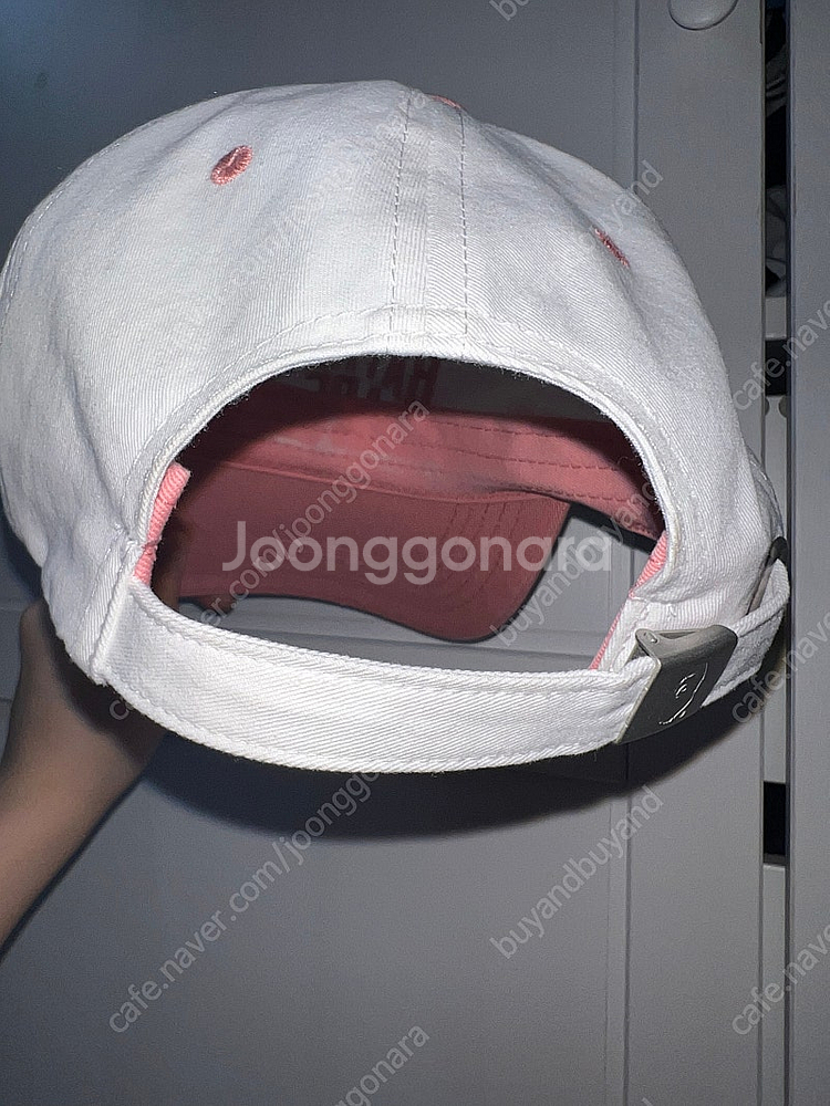 베이프 우먼 NYC 로고 패널 캡 모자--1