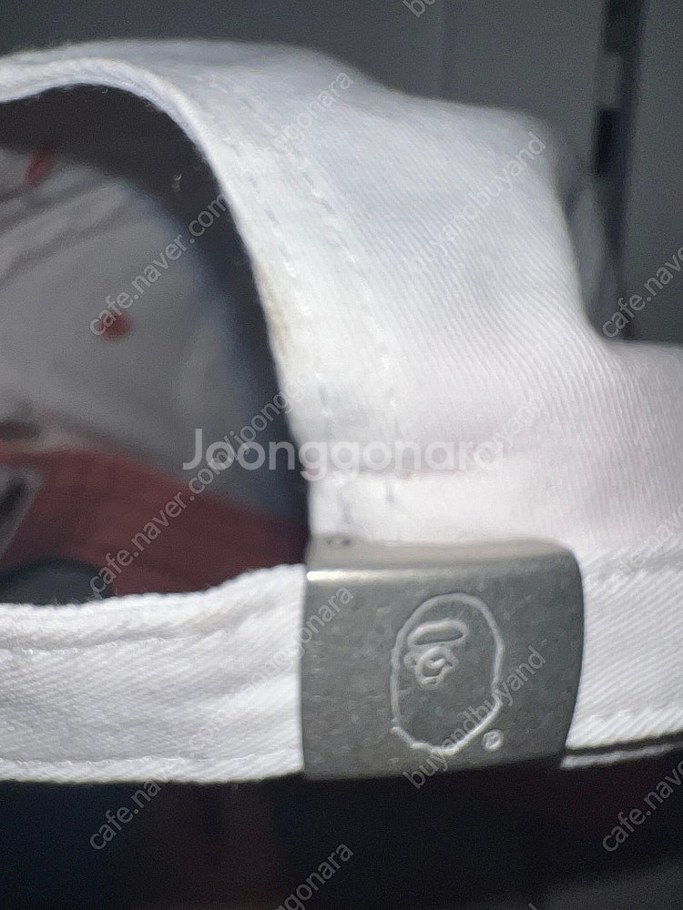 베이프 우먼 NYC 로고 패널 캡 모자--3