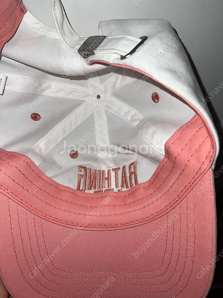 베이프 우먼 NYC 로고 패널 캡 모자--5