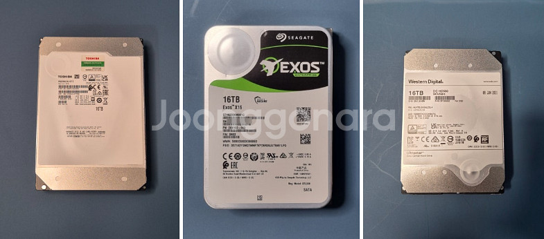 [판매] 16TB 16테라 HDD SATA WD 시게이...--1