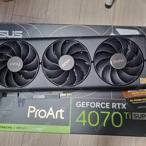 asus rtx 4070ti super 프로아트 팝니다