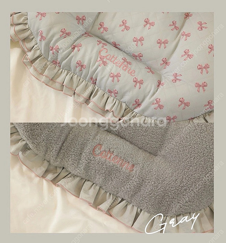 꼬뗀느 강아지 고양이 유모차 올인원 라이너 쿠션--2