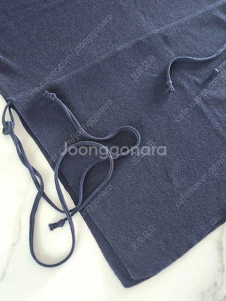 (새상품) 브이넥 니트 조끼, 허리끈 조절 니트 베스트...--2