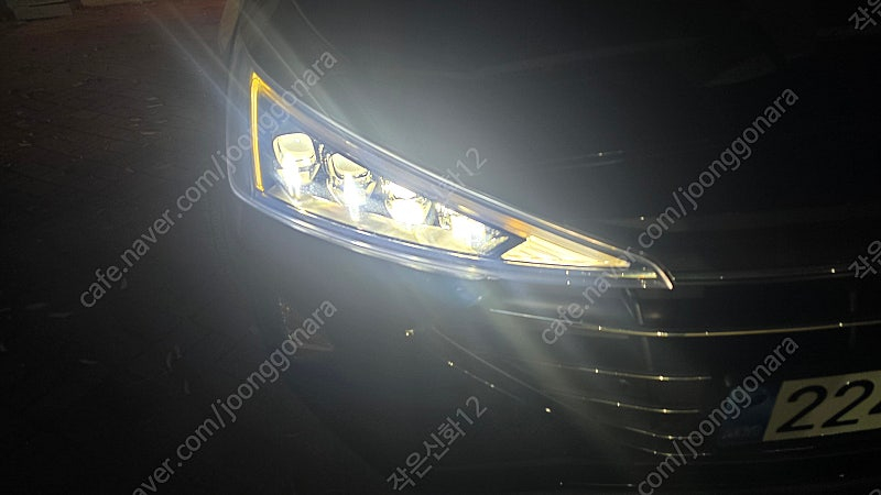 더뉴아반떼AD LED조수석 라이트--1