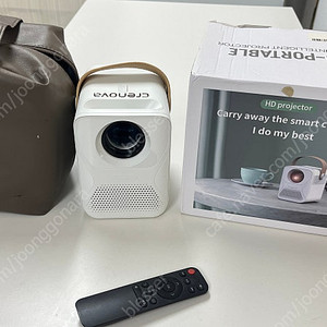 캠핑용 미니 안드로이드 프로젝터 1080FHD 배터리 내장형