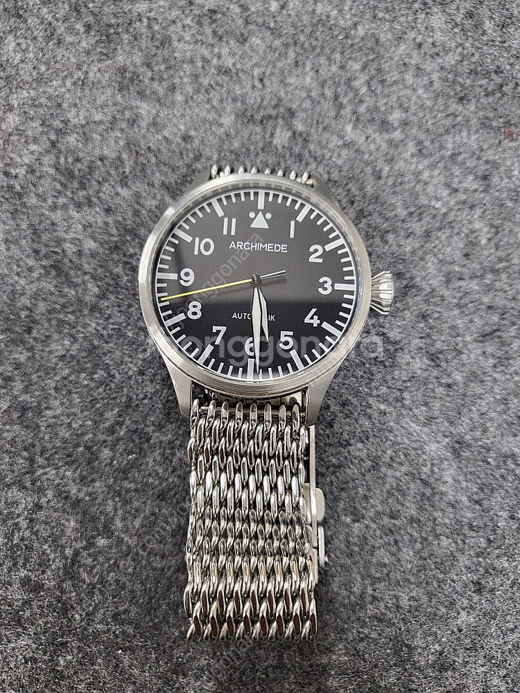 아르키메데 파일럿 42mm 오토매틱 시계 (IWC 스타...--3
