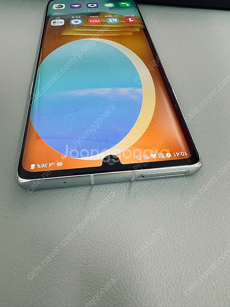 LG G9 벨벳 화이트 128기가 액정S급! 매우깨끗!...--4