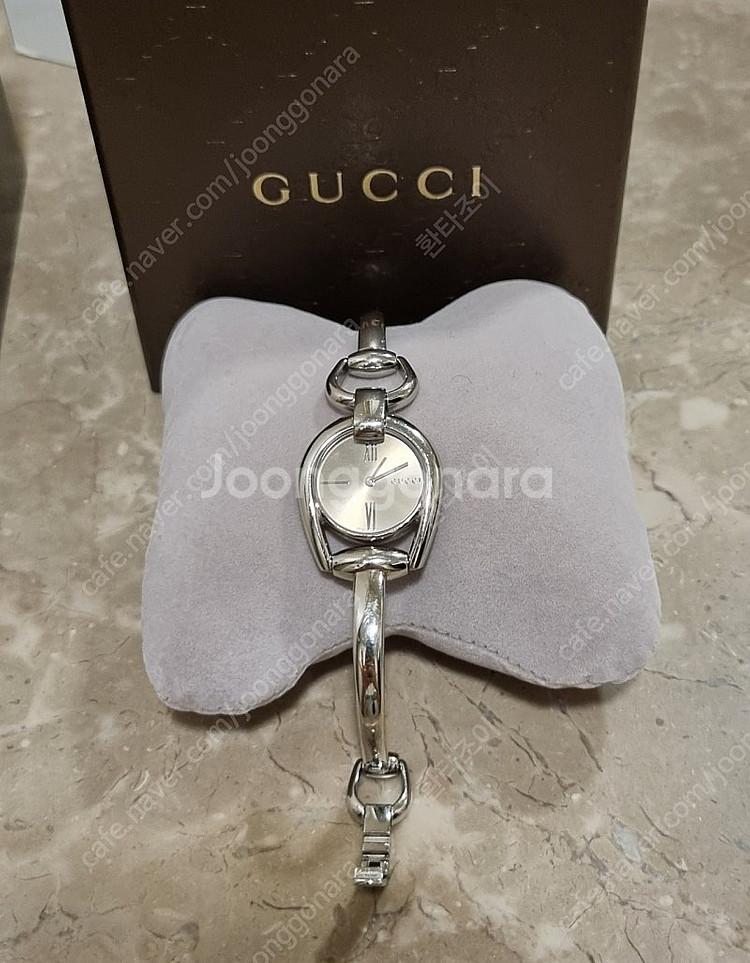 정품 GUCCI 구찌 홀스빗 여성시계 풀박구성--1