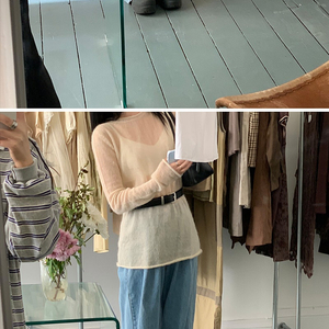 바이무드 모헤어 롱니트