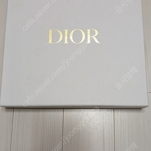DIOR 디올 화이트 앤 골드 케이스 박스+디올 스티커+디올 포장지+내장보호제