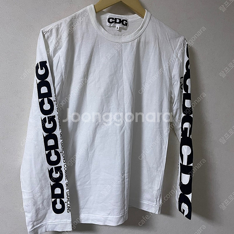 꼼데가르송 CDG 로고 긴팔 쭉티 S (여성 55정도)--1