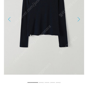 타낫 rosa long sleeve top 로사 롱 슬리브 탑 네이비