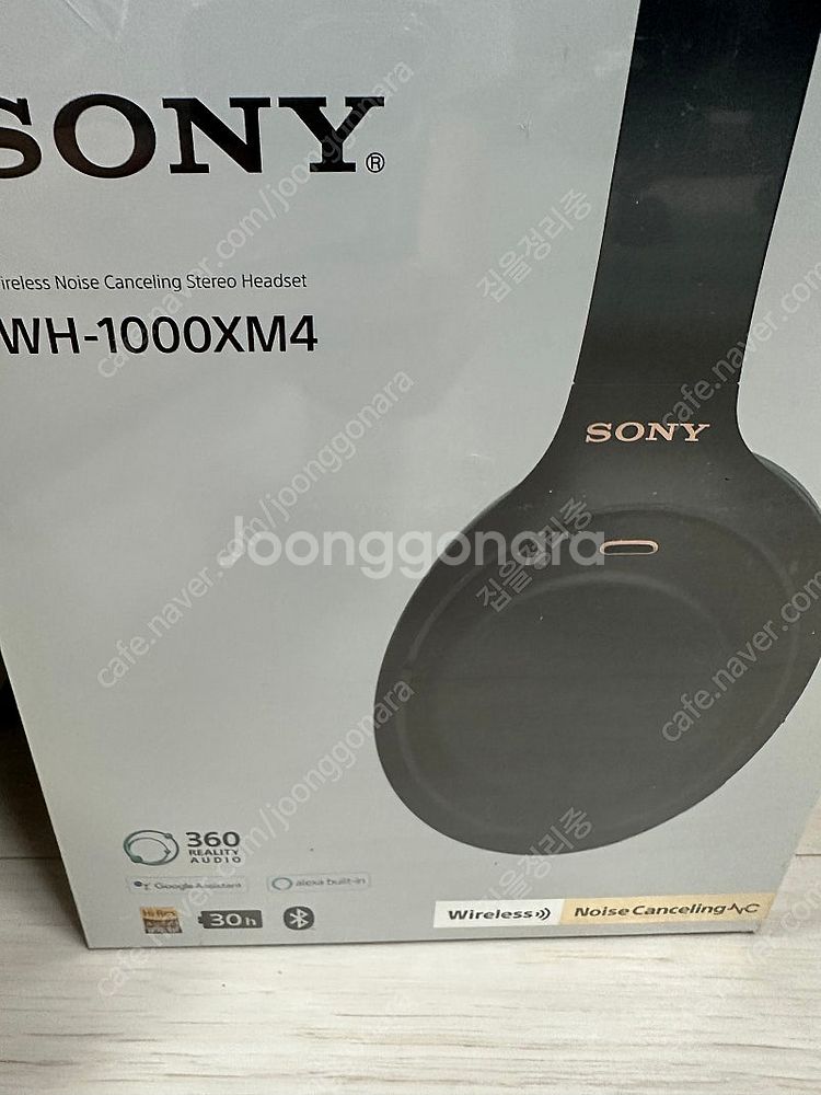 소니 노이즈캔슬링 무선 헤드폰 MX-1000XM4 블랙...--0