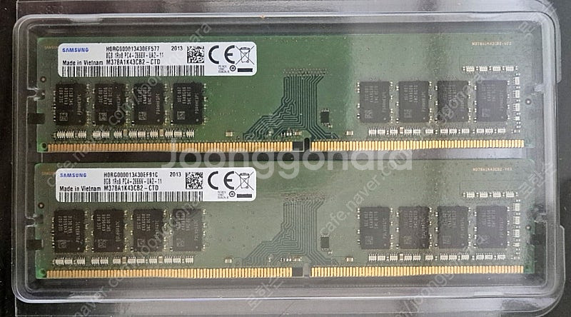 삼성 RAM 8GB*2개 총16기가(2666V) 일괄--0