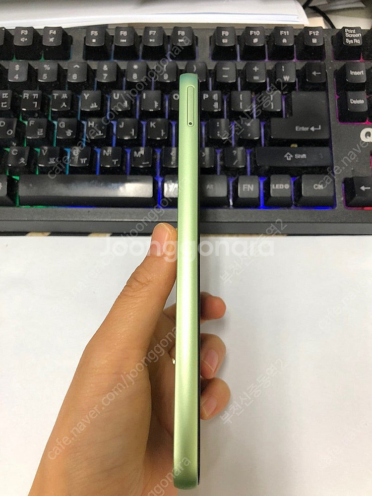 000186 갤럭시A24 그린 SS급 128GB 무잔상...--5