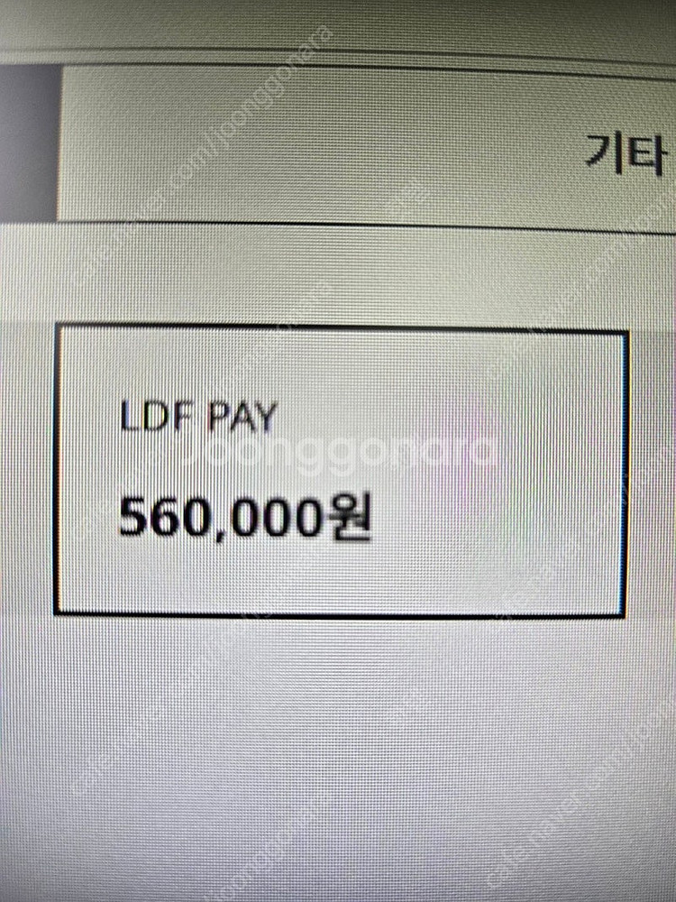 LDF PAY 56만원 53만원에 팝니다.--0