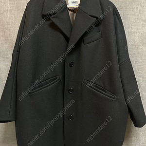 mm6 메종 마르지엘라 coccon single-breasted coat 오버핏코트