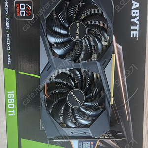 기가바이트 그래픽카드 1660ti 팝니다.