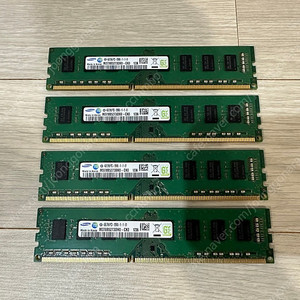 [개인] 삼성전자 DDR3 4G PC3-12800 양면 램 판매합니다.