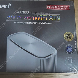 ASUS ZenWiFi (아수스 젠 와이파이) XT9 AX7800 WiFi 6, 2.5G 유무선공유기 화이트 단순개봉품 팝니다.​