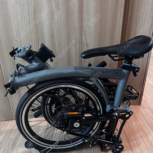 브롬톤 brompton P라인 스톰그레이 4단