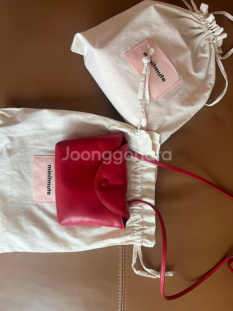 미닛뮤트 braca bag 레드미니크로스백--0