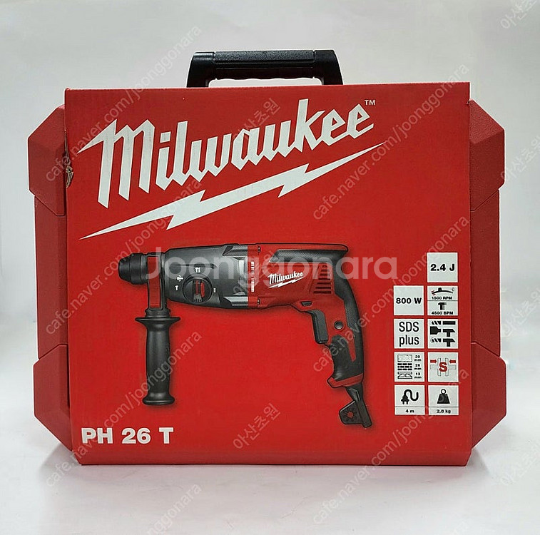 미개봉] 밀워키 PH26T 전기 로타리함마드릴 800W...--0