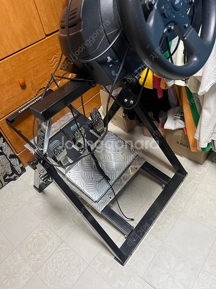 트러스터마스터 T300GT+트러스터마스터 메탈페드+거치...--2