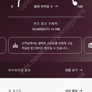 메리어트 4만6천포인트