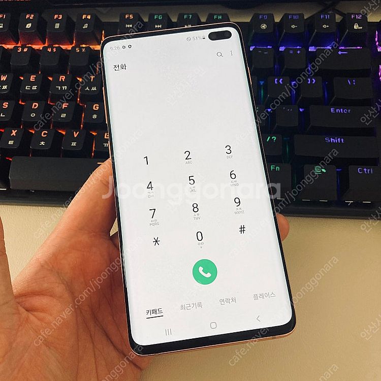 갤럭시 S10플러스+ 핑크 128기가 무잔상! 깔끔! ...--3