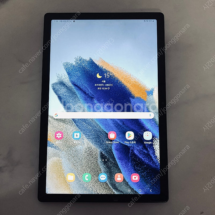 갤럭시 탭A8 블랙 64G 완전깨끗한 S급 16만원 판...--0