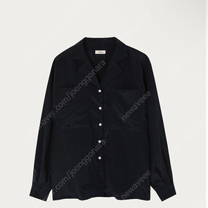 ribbonbit maze pocket blouse 리본빛 블라우스 네이비