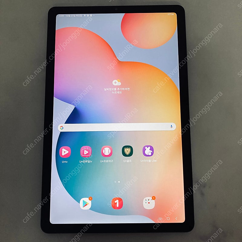 갤럭시 탭S6LITE 블랙 64G 펜포함 WIFI S급...--0