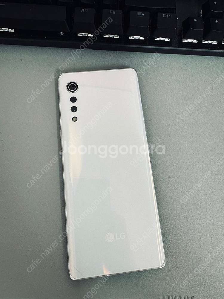 LG G9 벨벳 화이트 128기가 액정S급! 매우깨끗!...--0
