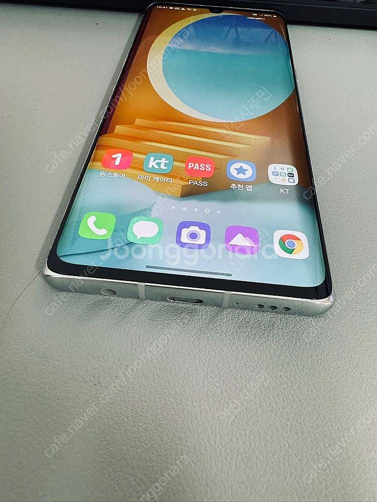 LG G9 벨벳 화이트 128기가 액정S급! 매우깨끗!...--3