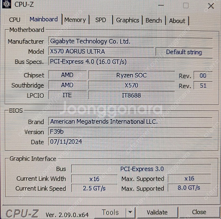 기가바이트 x570 aorus , amd 5900x 일...--1