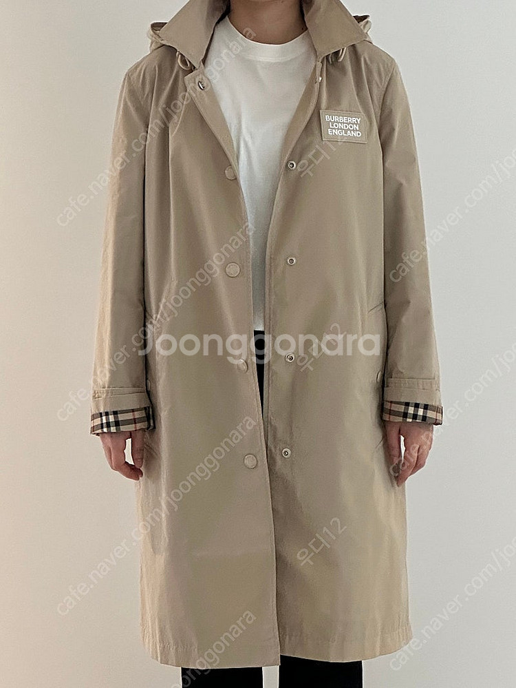 버버리 옥스클로즈 후드 나일론 코드 oxclose트렌치...--2