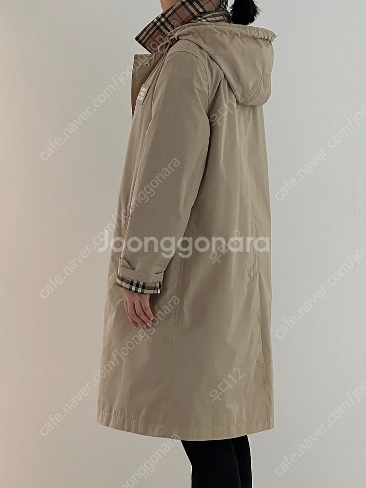 버버리 옥스클로즈 후드 나일론 코드 oxclose트렌치...--4