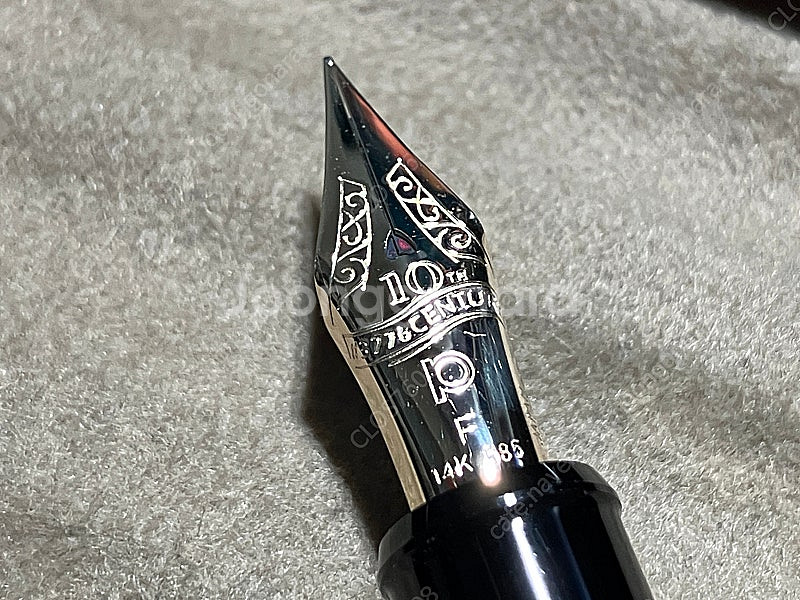 플래티넘 센츄리 10주년 한정판 만년필 금장 F닙--2